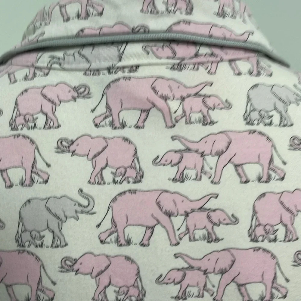 BedHead Pink Elephant Pajama Set Small